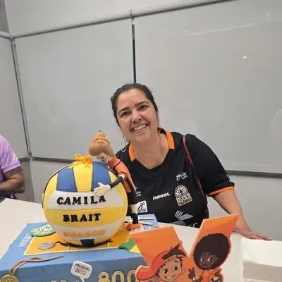 bolo bola de vôlei