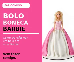 Bolo Boneca Barbie — Como transformar um bolo em uma Barbie