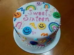 Bolo sweet sixteen