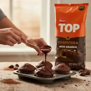Chocolate Fracionado Top Gotas 2,05kg Meio Amargo - Harald
