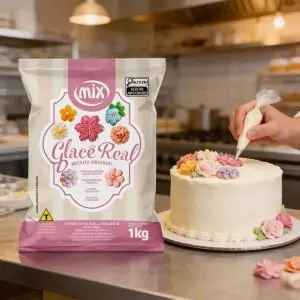 Glacê Real 1kg Mix Linha Profissional