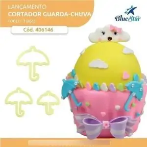 Kit Cortadores Guarda Chuva (chuva De Amor) - Bluestar