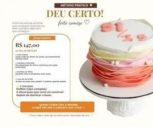 MÉTODO DEU CERTO! Seu primeiro bolo em pasta americana, feito comigo.