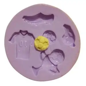 Molde De Silicone Futebol Confeitaria 